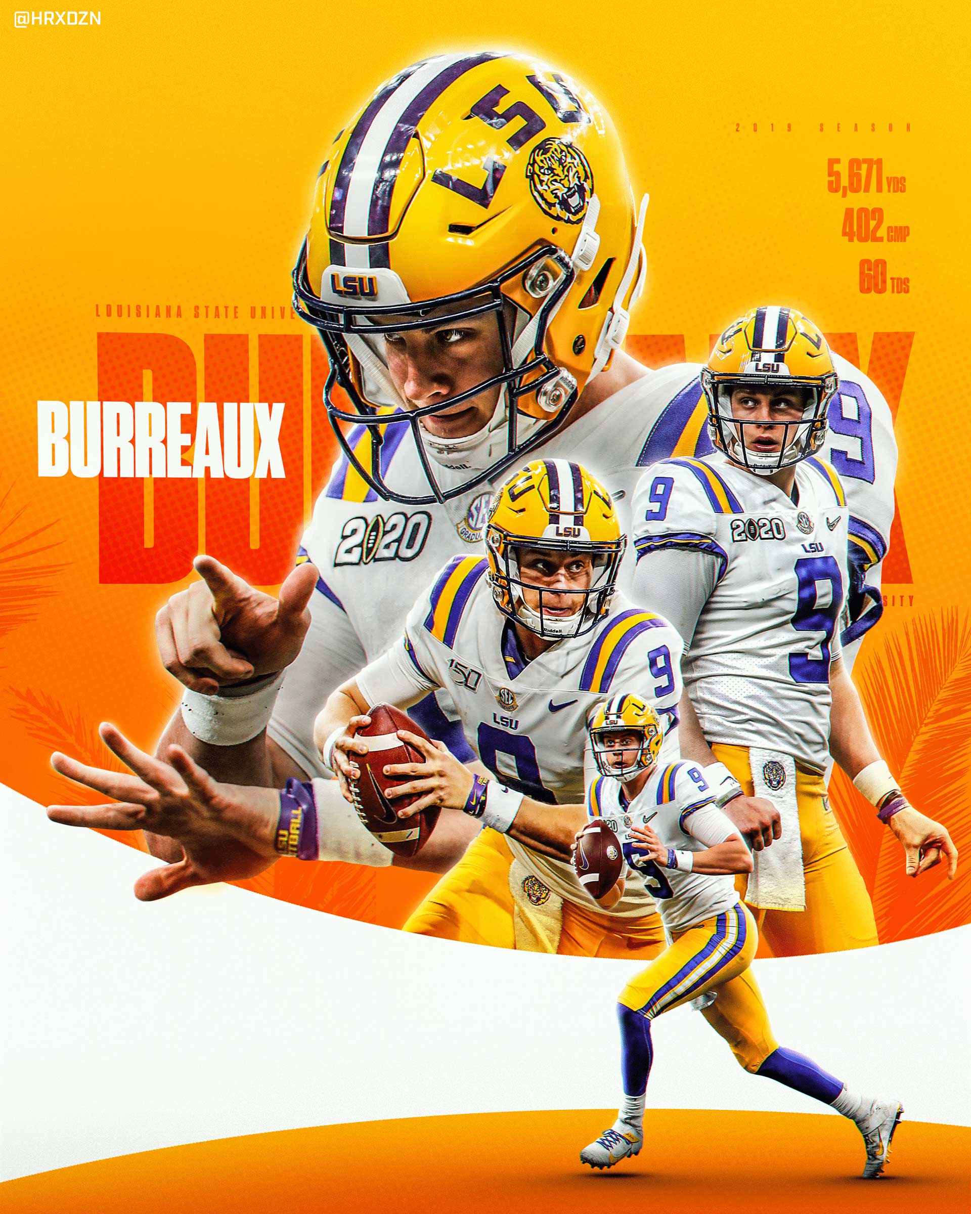 Joe Burrow Epic HD Wallpaper