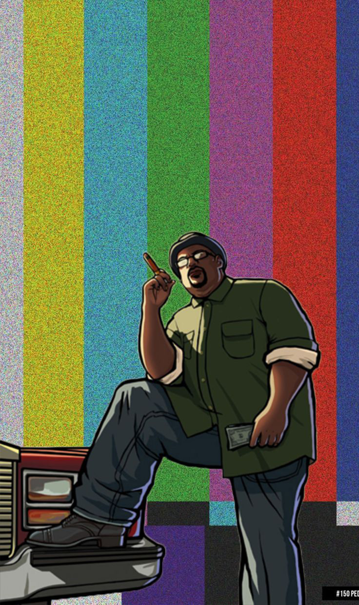 Y2k Big Smoke 4K Wallpaper