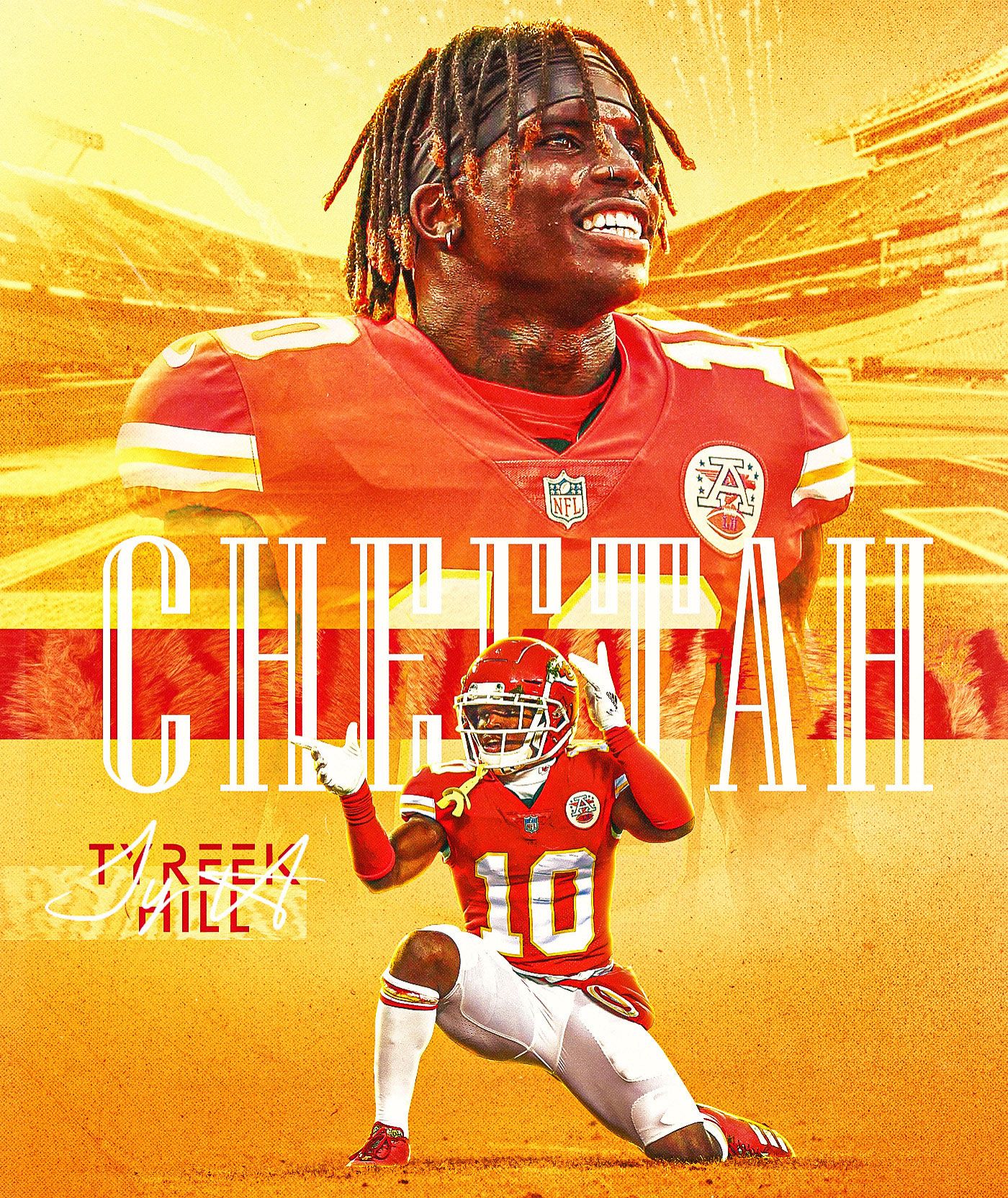 Tyreek Hill Wallpaper 4K, American football player, NFL