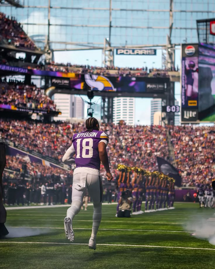 Justin Jefferson Cool Epic Wallpaper