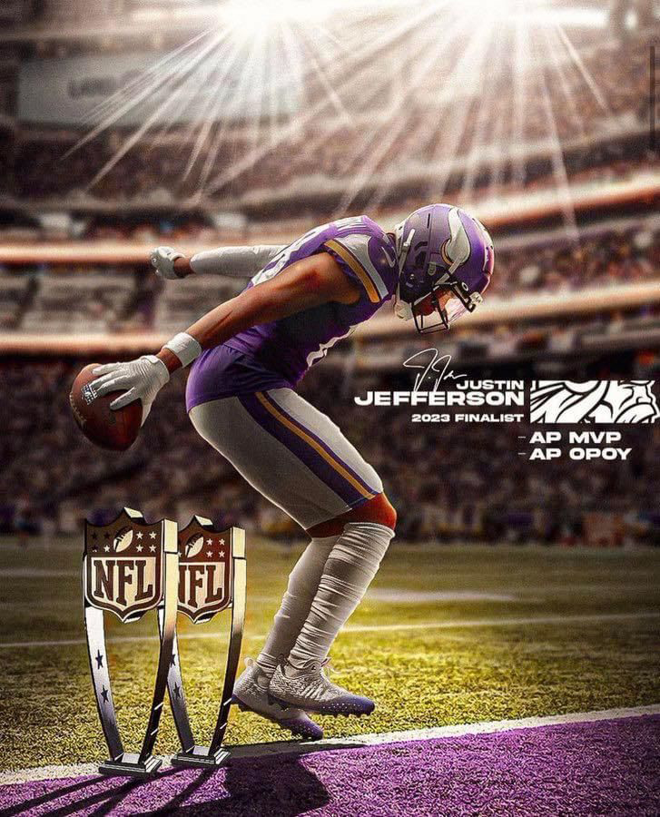 Justin Jefferson Griddy Cool HD Wallpaper
