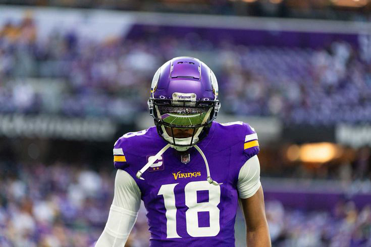 Justin Jefferson Cool Desktop Wallpaper