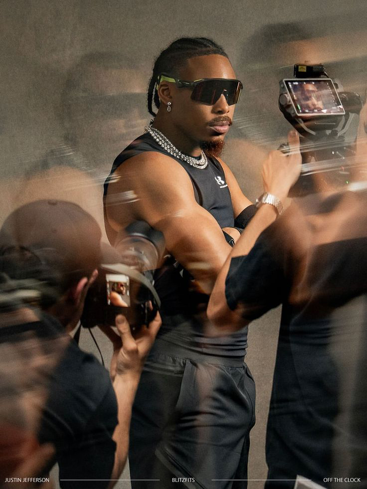 Justin Jefferson Aesthetic 4k Wallpaper