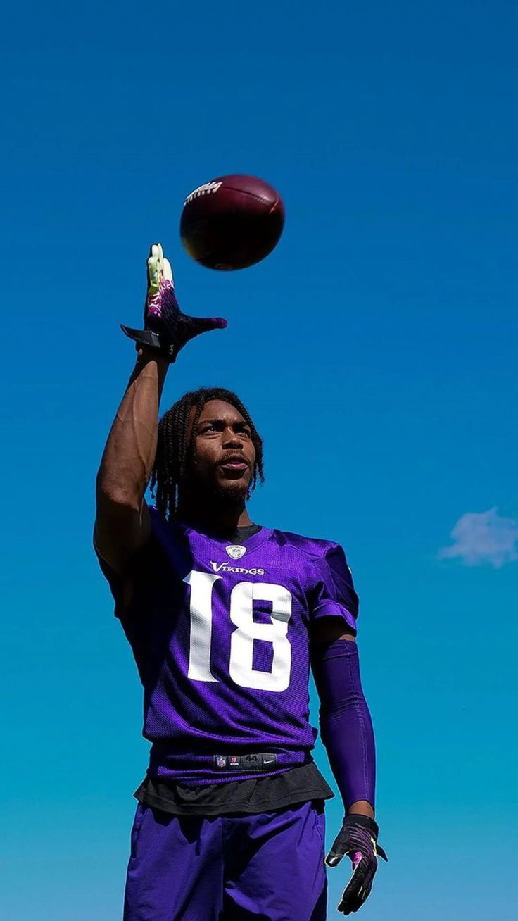 Justin Jefferson Art HD Wallpaper