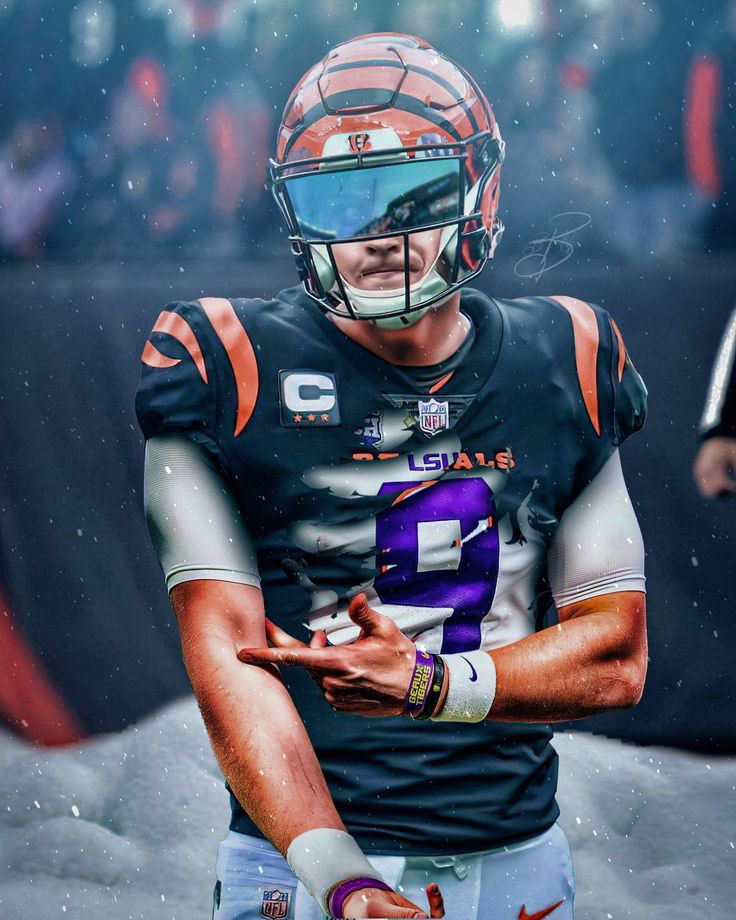 Joe Burrow "Ice In My Veins" Wallpaper