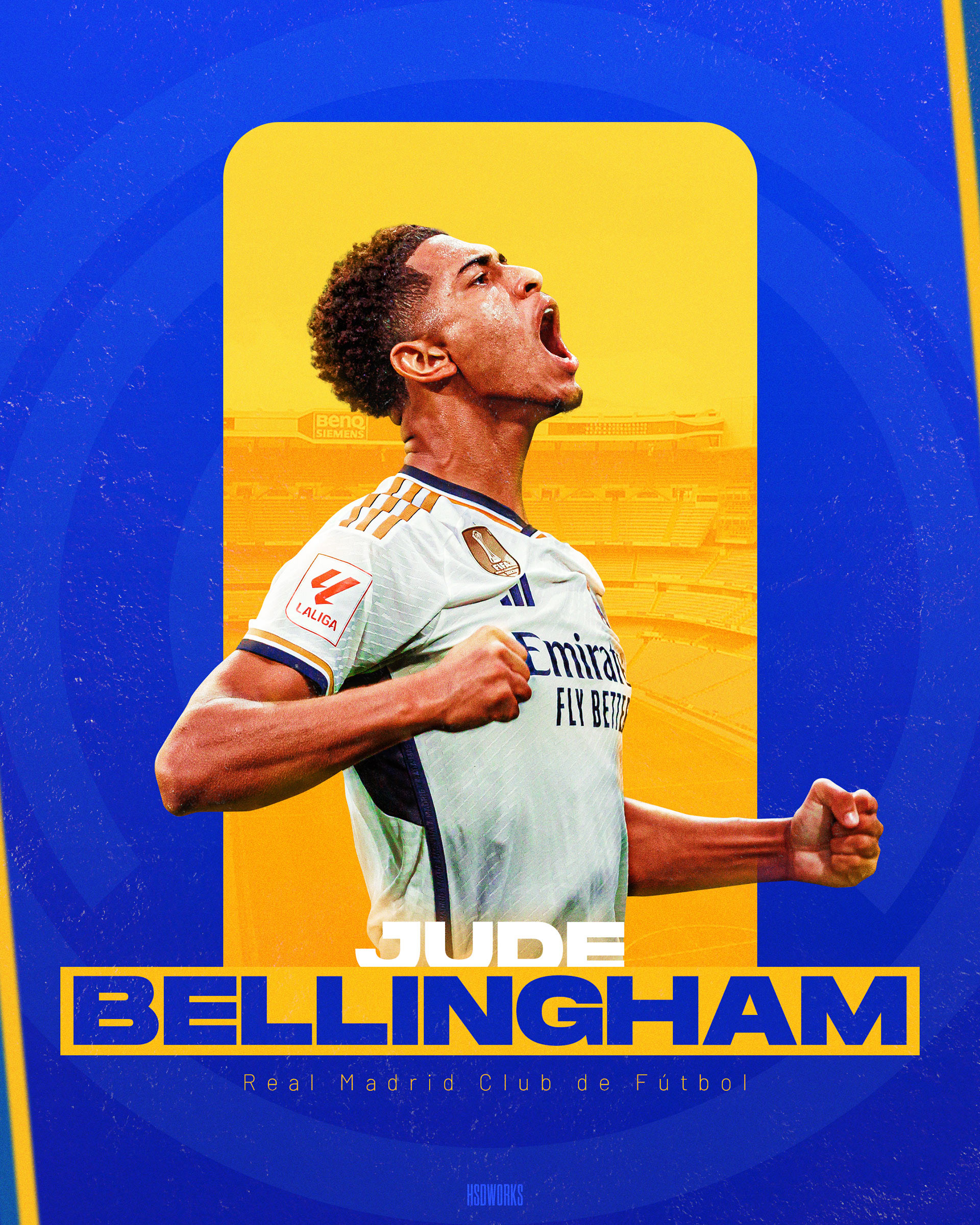 Jude Bellingham Celebration Wallpaper