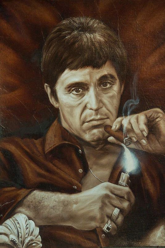 Scarface Classic Phone 4K Wallpaper